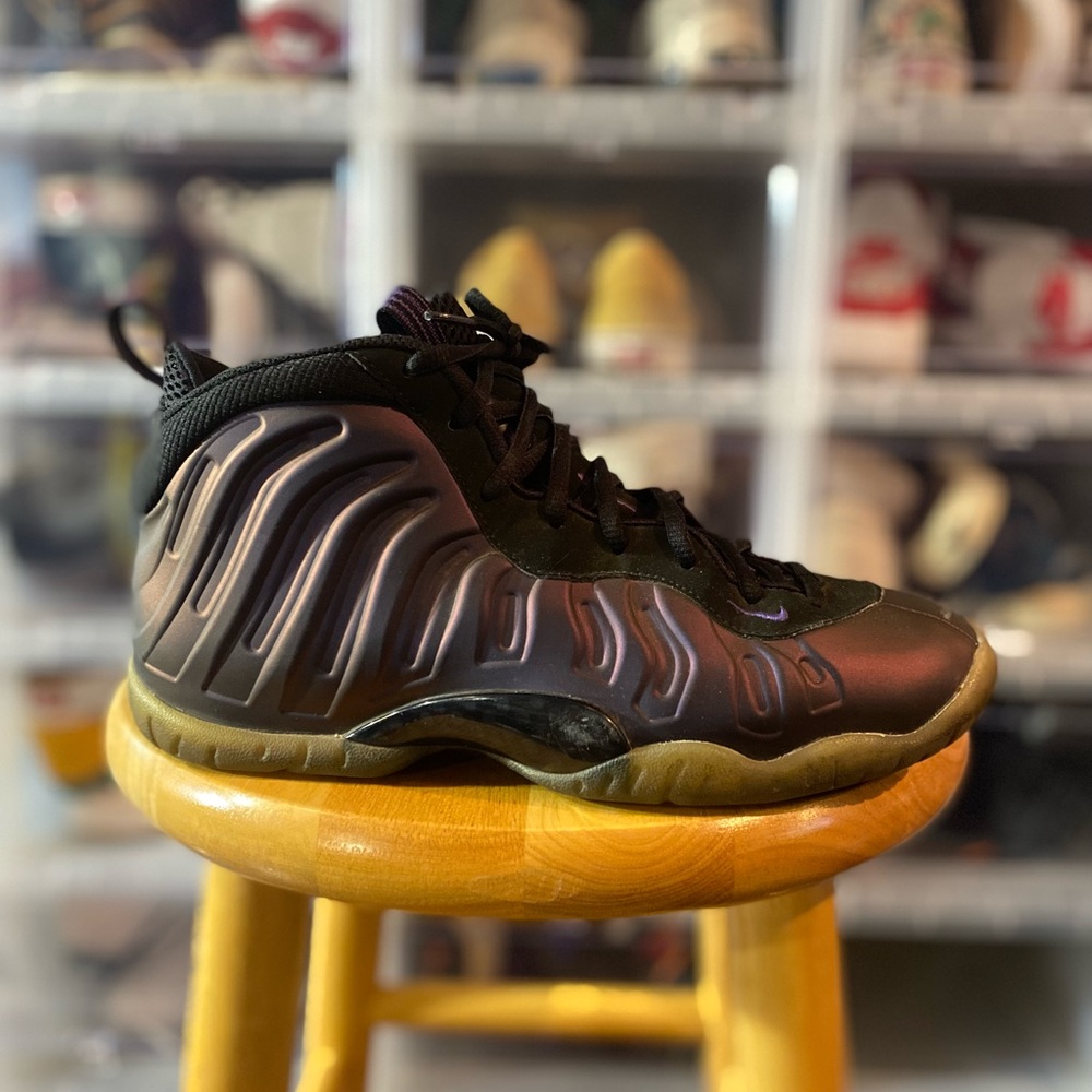 eggplant foamposite boots